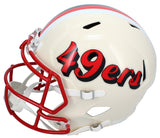 Brock Purdy Autographed San Francisco 49ers RETRO Speed Full Size Helmet Beckett