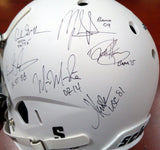 HEISMAN WINNERS AUTOGRAPHED FULL SIZE HELMET 24 SIGS SANDERS STEINER 121615