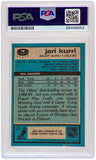 Jari Kurri Signed Oilers 1981-82 Topps Rookie Hockey Card #18 w/HOF'01 - (PSA)