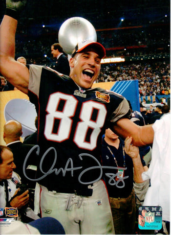Christian Fauria New England Patriots Signed Autographed 8x10 Photo SB XXXVIII