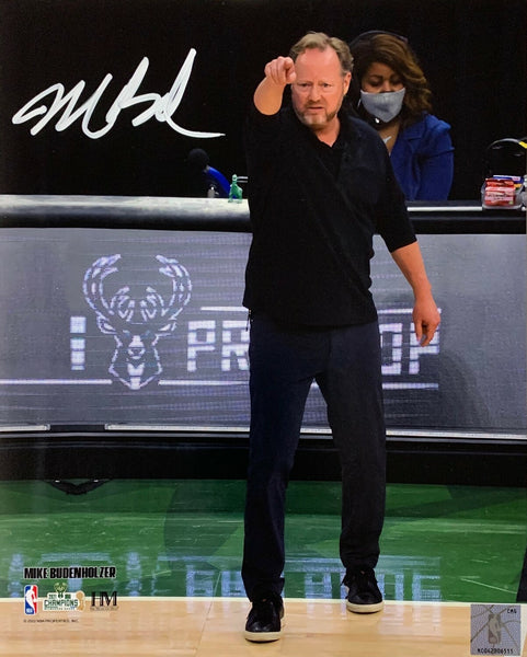 Milw Bucks NBA Champ Coach MIKE BUDENHOLZER Signed 8x10 Photo #1 AUTO