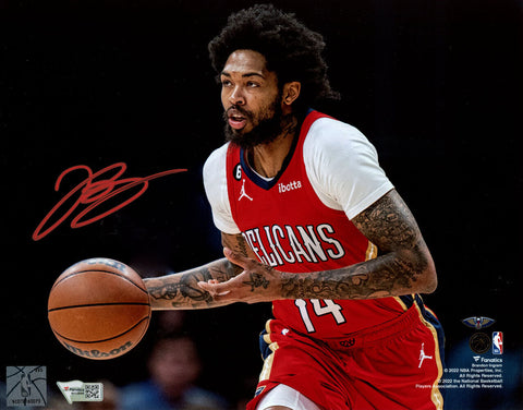 Brandon Ingram Autographed New Orleans Pelicans 8x10 Photo Fanatics 41105