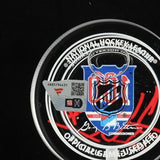 Henrik Lundqvist Signed New York Rangers 100th Anniversary Crystal Puck Fanatics