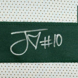 Framed Autographed/Signed Jordan Love 35x39 Green Bay White Jersey BAS COA