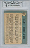Tony Perez Autographed 1965 Topps #581 Rookie Card HOF Beckett Slab 33686