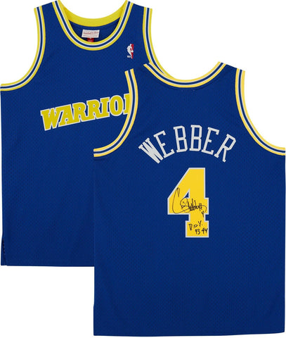 Autographed Chris Webber Warriors Jersey Fanatics Authentic
