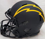 Justin Herbert Auto Chargers Eclipse Black Full Size Spd Helmet 2020 NFL ROY BAS