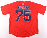 Nick Sogard Signed Boston Red Sox Nike Jersey (JSA) 2024 Rookie Infielder