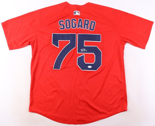 Nick Sogard Signed Boston Red Sox Nike Jersey (JSA) 2024 Rookie Infielder