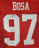 NICK BOSA AUTOGRAPHED SIGNED PRO STYLE XL CUSTOM JERSEY w/ BECKETT QR
