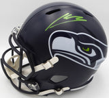 Kenneth Walker Autographed Speed Full Size Helmet Seahawks Signed Twice Beckett