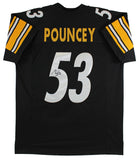 Maurkice Pouncey Authentic Signed Black Pro Style Jersey Autographed JSA Witness