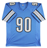 Ndamukong Suh Authentic Signed Blue Pro Style Jersey Autographed BAS Witnessed