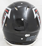 MATT RYAN AUTOGRAPHED FALCONS BLACK FULL SIZE AUTHENTIC HELMET NFL MVP BECKETT