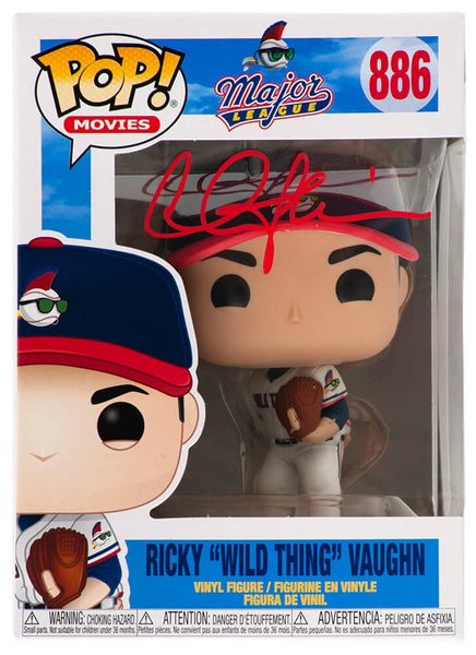 Charlie Sheen Signed Major League Wild Thing Vaughn Funko Pop #886 - (SS COA)