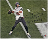 Tom Brady Autographed "SB LV Champs" Super Bowl 16" x 20" Photograph Fanatics