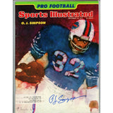 OJ Simpson Autographed Sports Illustrated 09/16/1974 JSA 46504
