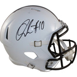 Quinshon Judkins Autographed Cleveland Browns F/S 23 Alt Helmet Beckett W 55260