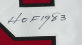 Bobby Hull Signed Custom Red Hockey Jersey HOF 1983 Inscription JSA