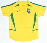 Ronaldo Autographed Brazil Home Soccer Jersey #9 - Beckett Holo *L