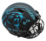 Steve Smith Sr Signed Carolina Panthers Speed Auth. Eclipse NFL Helmet w/3 Insc.
