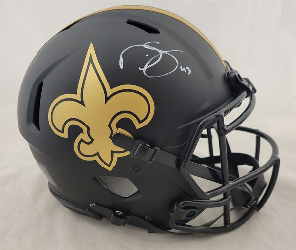 DARREN SPROLES SIGNED SAINTS F/S ECLIPSE SPEED AUTHENTIC HELMET BECKETT QR