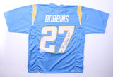 J. K. Dobbins Signed Los Angeles Chargers Jersey (Beckett) 2020 Pick Ohio State