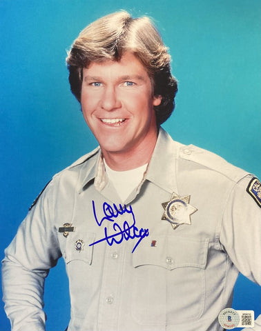 Larry Wilcox Signed 8x10 CHIPS Photo BAS ITP