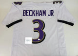 Odell Beckham Jr. Signed Baltimore Ravens Jersey (Beckett COA) 3xPro Bowl W.R.