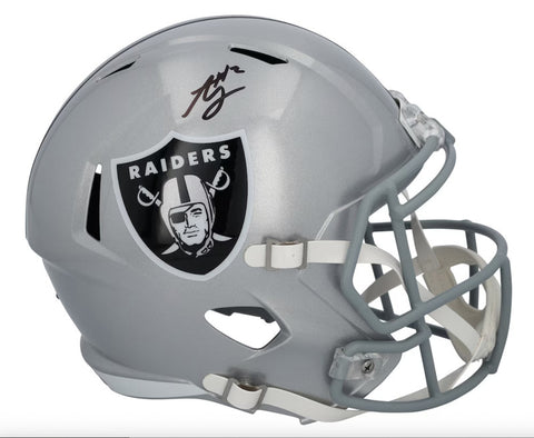 Ashton Jeanty Autographed Las Vegas Raiders Full Size Speed Helmet Fanatics
