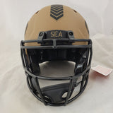 SHAUN ALEXANDER SIGNED SEATTLE SEAHAWKS FS STS SPEED AUTHENTIC HELMET BECKETT QR