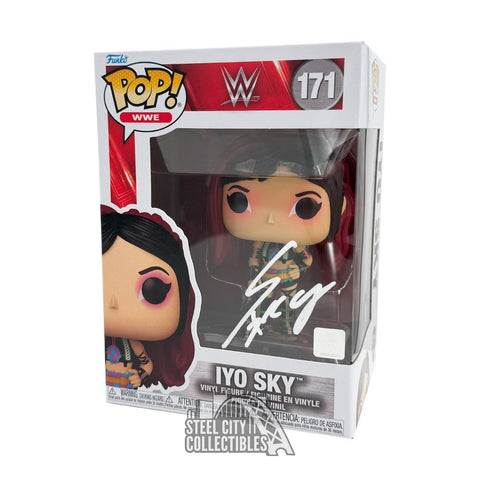 Iyo Sky Autographed WWE Funko Pop - Fanatics (White Ink)