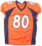Rod Smith "2xSB Champs" Signed Denver Broncos Pro Cut Orange Jersey (Beckett)