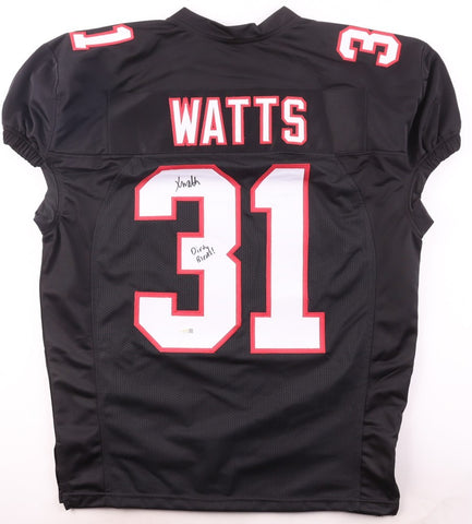 Xavier Watts Signed Atlanta Falcons Jersey Inscribed "Dirty Birds!" (JSA) Safety