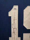 FRAMED IN SUEDE SAN DIEGO PADRES TONY GWYNN AUTOGRAPHED SIGNED JERSEY PSA COA