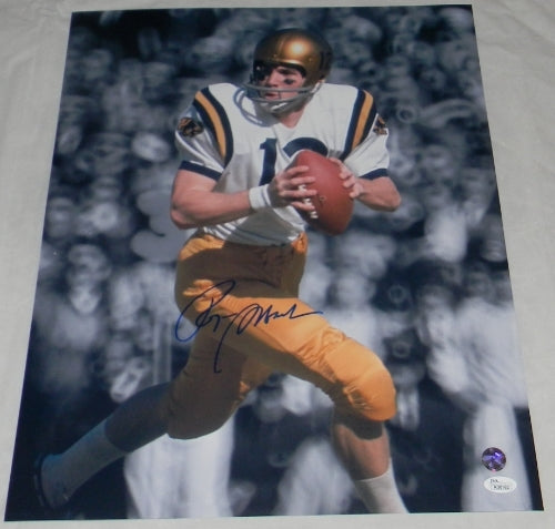 ROGER STAUBACH AUTOGRAPHED NAVAL ACADEMY NAVY MIDSHIPMEN 16x20 PHOTO JSA