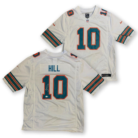 Tyreek Hill Autographed Miami Dolphins Nike Game White Jersey Beckett