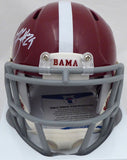 MINKAH FITZPATRICK AUTOGRAPHED SIGNED ALABAMA SPEED MINI HELMET BECKETT 161025