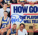 Lakers Magic Johnson Signed April 1988 Sports Illustrated Magazine BAS Witnessed