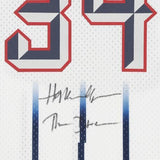 Hakeem Olajuwon Rockets Signed 96 Mitchell & Ness Rep Jersey w/"The Dream"