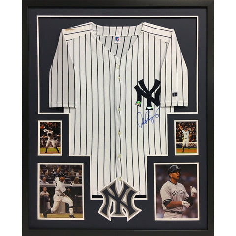 Alex Rodriguez Autographed Framed Steiner STAIN New York Yankees Jersey