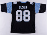 Greg Olsen Signed Carolina Panthers Jersey (Beckett) 3xPro Bowl Tight End