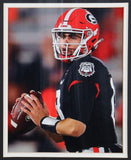 J. T. Daniels Signed Georgia Bulldogs 35x43 Framed Jersey (Beckett) 2022 Champs