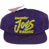 Johnny Benson Autographed Smokin' Joe Racing Snapback Hat Beckett 54993
