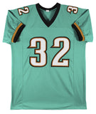 Maurice Jones-Drew Authentic Signed Teal Pro Style Jersey BAS Witnessed