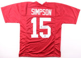 Ty Simpson Signed Alabama Crimson Tide Jersey (Beckett) 2026 1st Round Pick/ Q.B