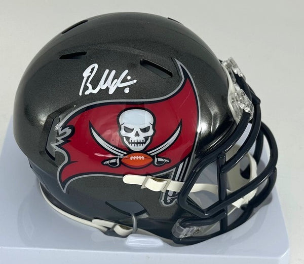 Buccaneers Quarterback BAKER MAYFIELD Signed Riddell Speed Mini Helmet AUTO BAS