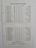 1960 San Francisco 49ers Press/Media Guide
