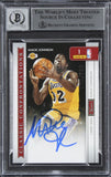 Larry Bird & Magic Johnson Signed 2009 Classics #1 #93/250 Card Auto 10 BAS Slab