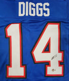 STEFON DIGGS AUTOGRAPHED SIGNED PRO STYLE XL JERSEY BECKETT QR